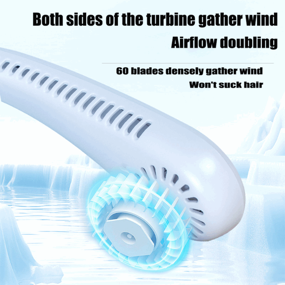 Portable Hanging Neck Fan Rechargeable