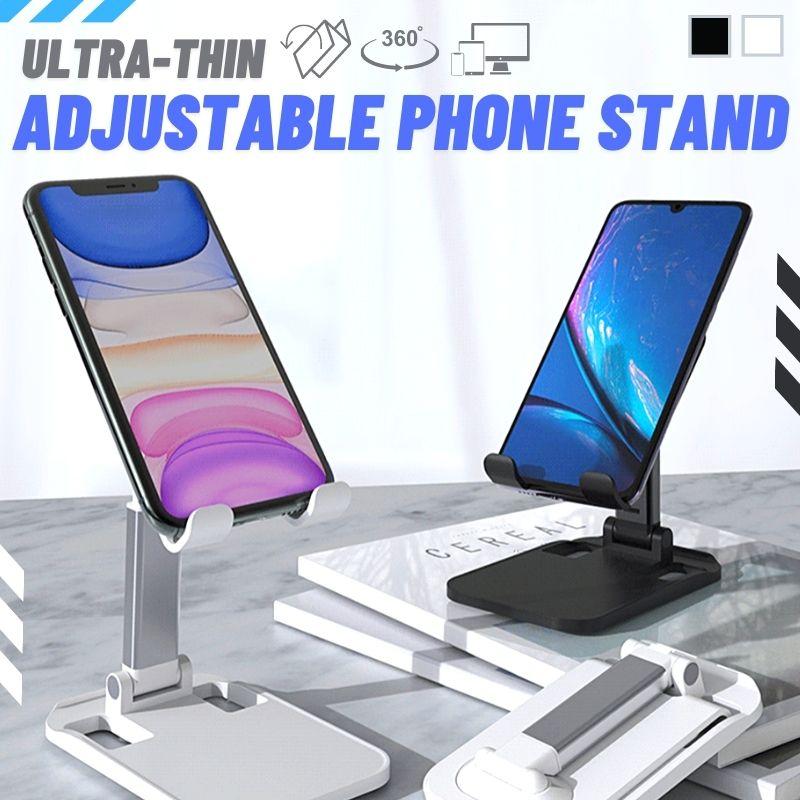 Adjustable Ultra-Thin Phone Stand for Optimal Comfort and Productivity